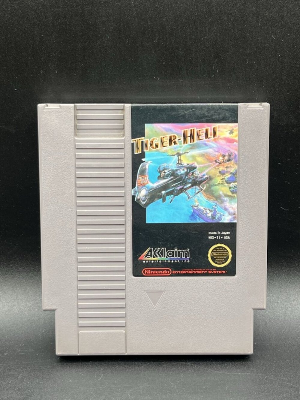 Tiger-Heli (Nintendo NES) Authentic With Clear Storage Case ✅